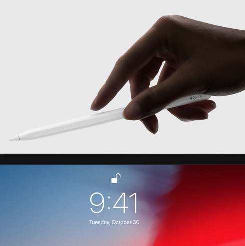A 2018 iPad Pro and a second-gen Apple Pencil.