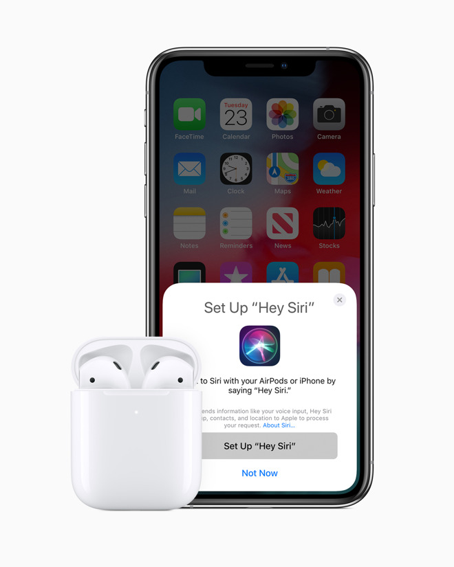 AirPods with Hey Siri