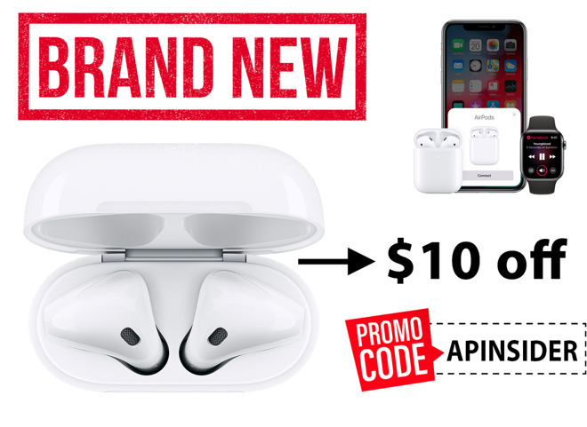 Apple s brand new AirPods are as low as 149 with free shipping