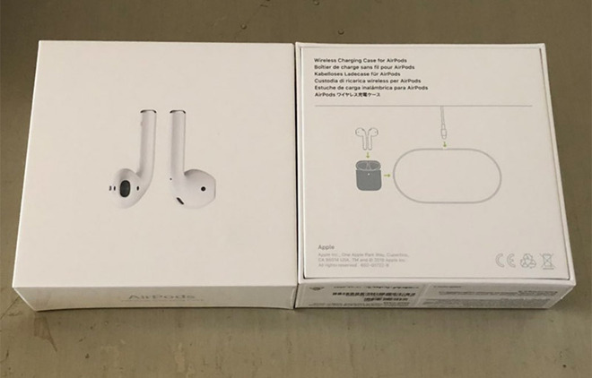 AirPods retail box appears to include image of AirPower charging