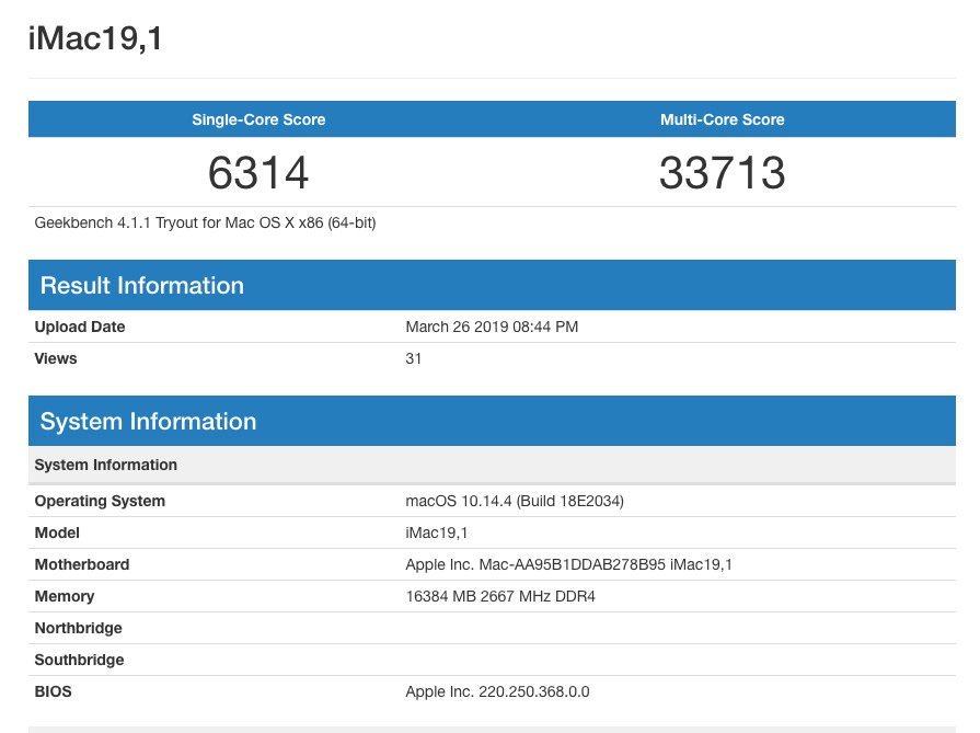 editready benchmark imac 5k