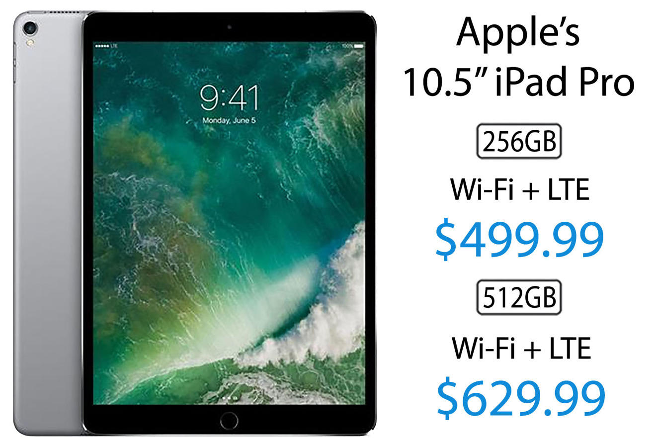 Woot has 256GB 10.5-inch iPad Pros w/ LTE on sale for $499, 512GB