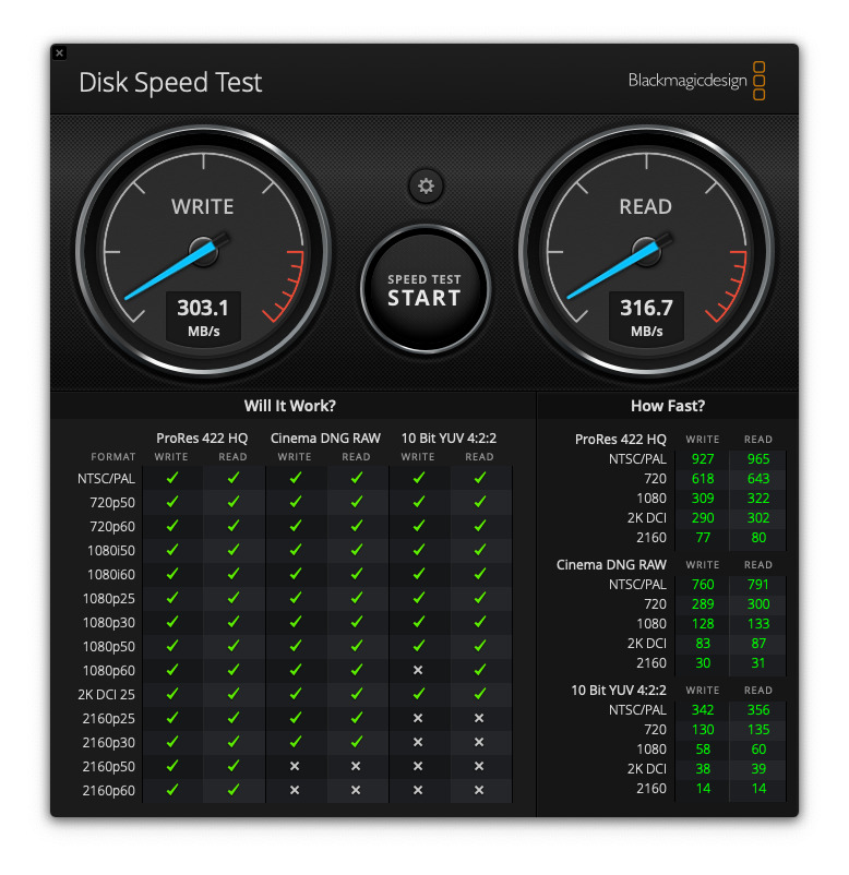 disk speed test