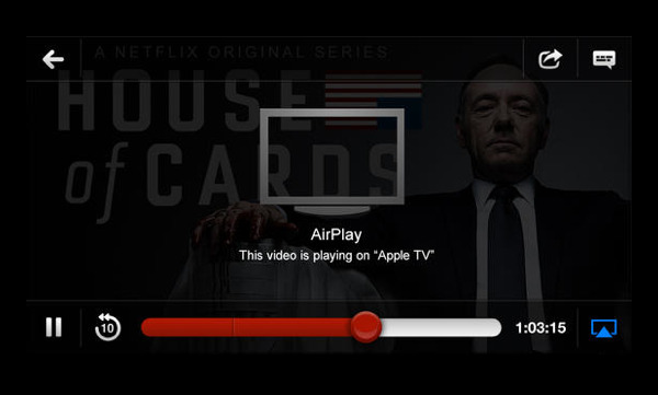 Netflix disabled AirPlay because it isn t being told what device