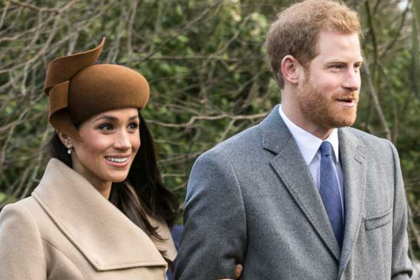 L-R: the Duchess and Duke of Sussex
