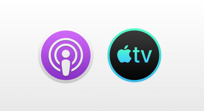Podcasts & TV macOS icons