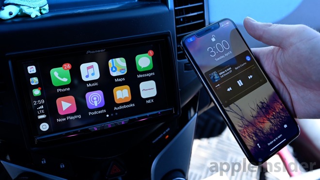 Pioneer AVH-W4400NEX wireless CarPlay