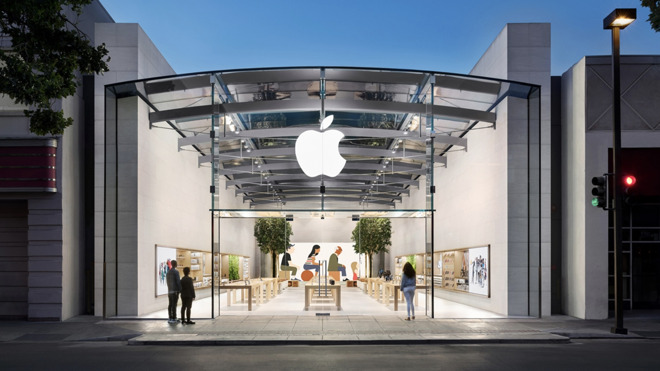 The Apple Store in Palo Alto