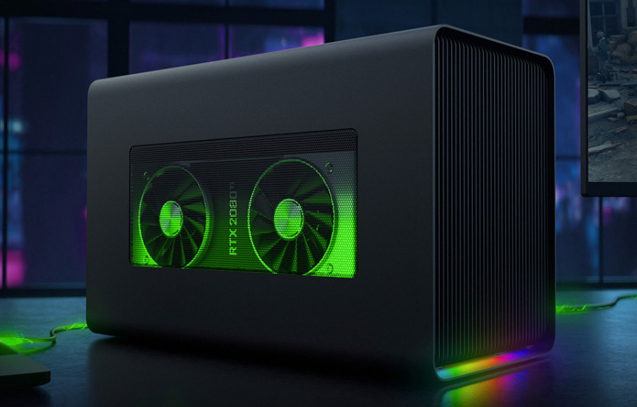 Razer Core X Chroma Thunderbolt 3 eGPU enclosure adds 4 USB-A ...