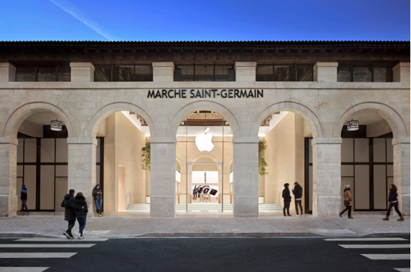 Apple Marche Saint-Germain, near Notre Dame. (Source: Apple)