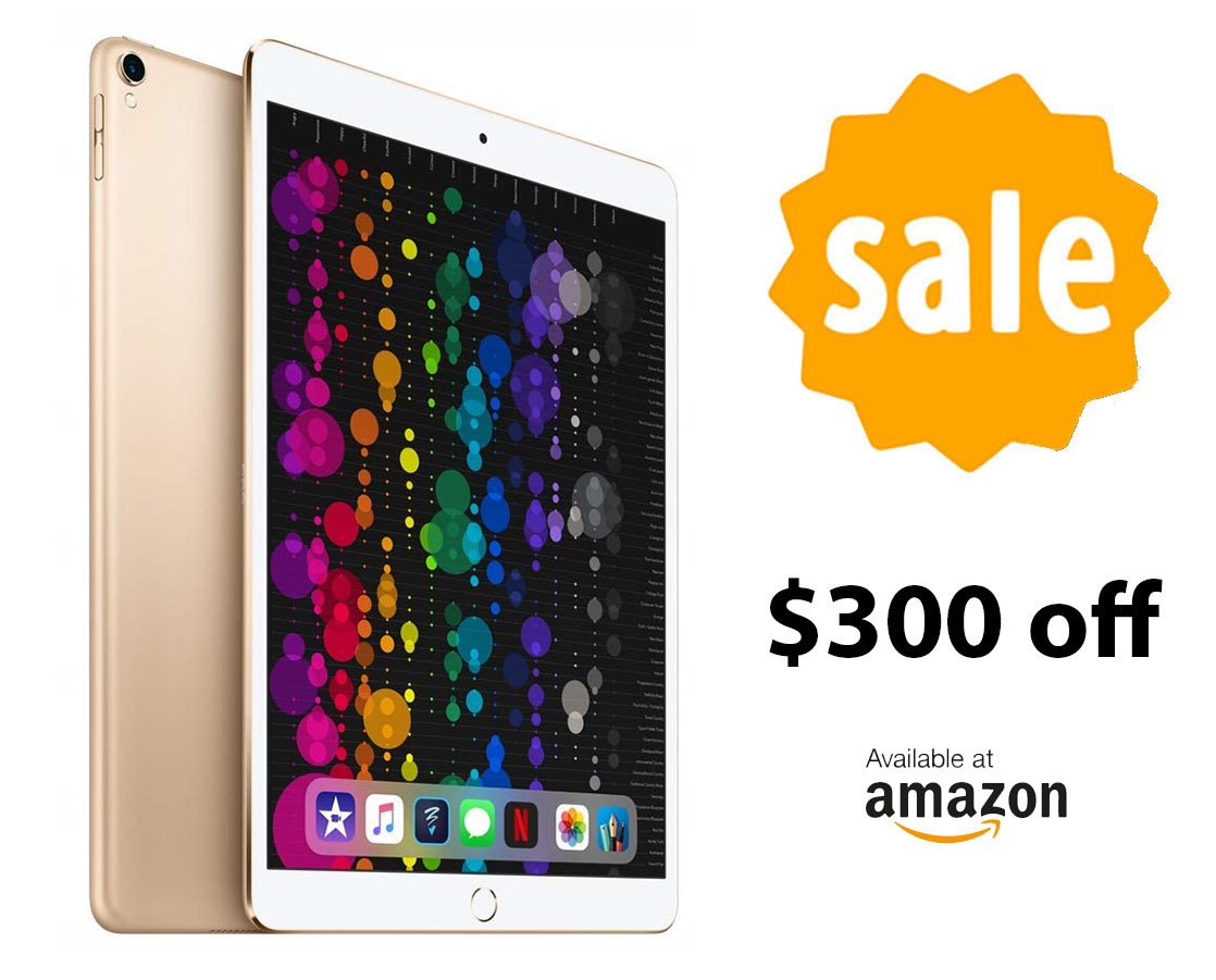 photo of Amazon issues $300 discount on Apple's 512GB 10.5-inch iPad Pro while supplies last image