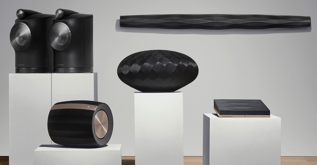 Bowers &amp; Wilkins ワイヤレス Formation Suite スピーカー セットアップは AirPlay 2 をサポートします