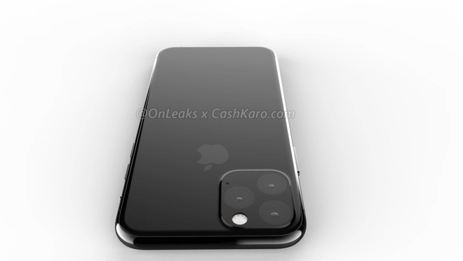 The rear of the render uses a single glass panel for the back and the camera bump.