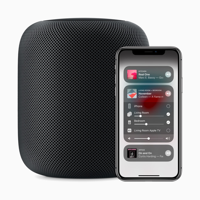 Apple HomePod and iPhone X