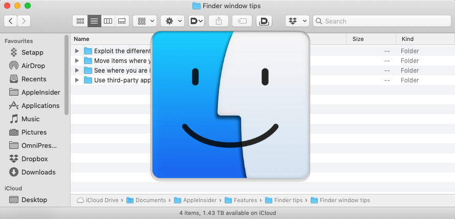 what is a finder window