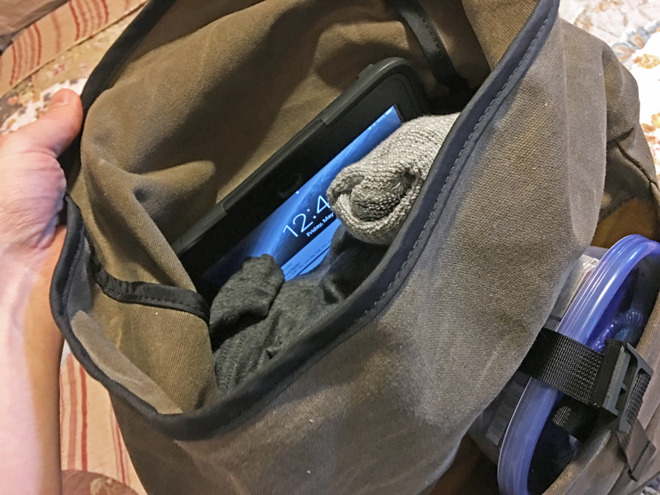 WaterField's Tech Rolltop Backpack