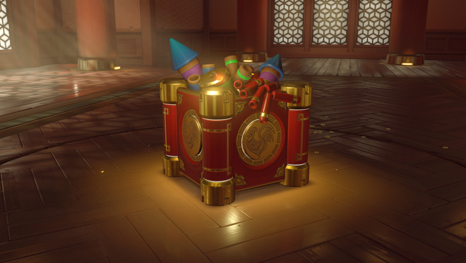 An 'Overwatch' loot box.