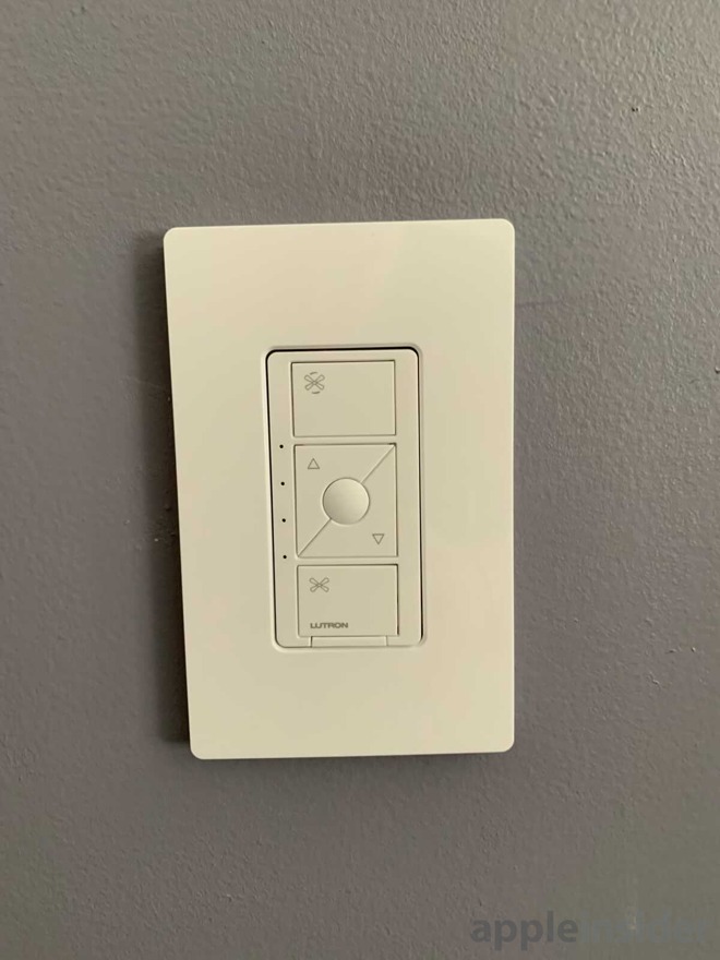 lutron caseta fan control with light