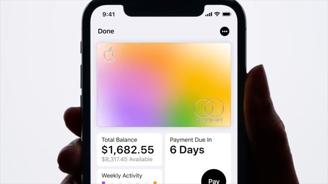 Apple Card on iPhone XS