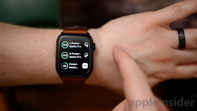 Powerbeats Pro on Apple Watch