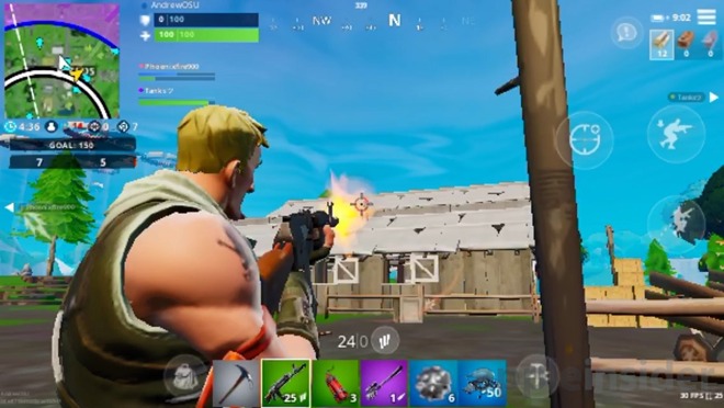 Fortnite graphics on the 2019 iPod touch