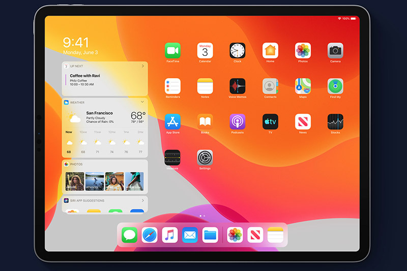 iOS 13 および iPadOS でのマウスのサポートには USB および Bluetooth デバイスが含まれます