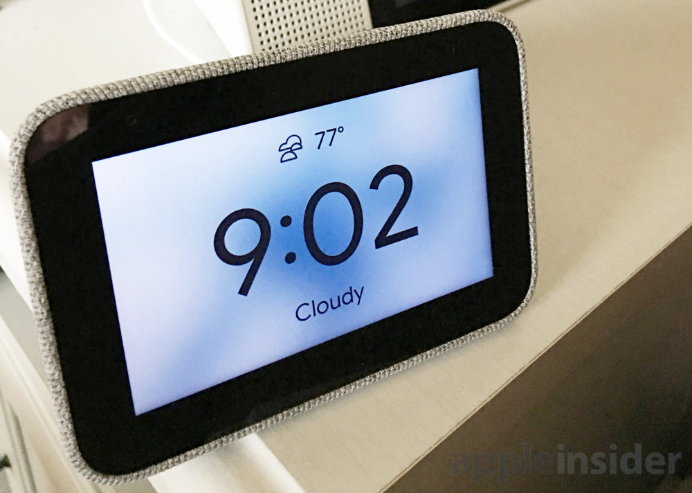 Google hub 2024 clock display