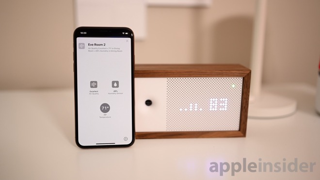 Eve Room 2 gets combined in iOS 13