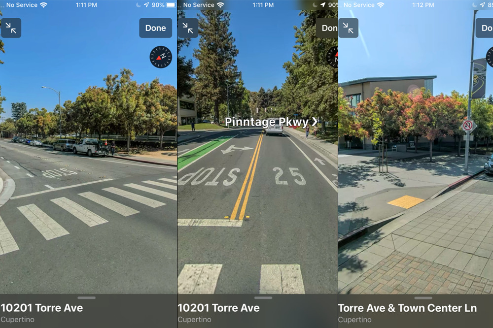 apple maps street view