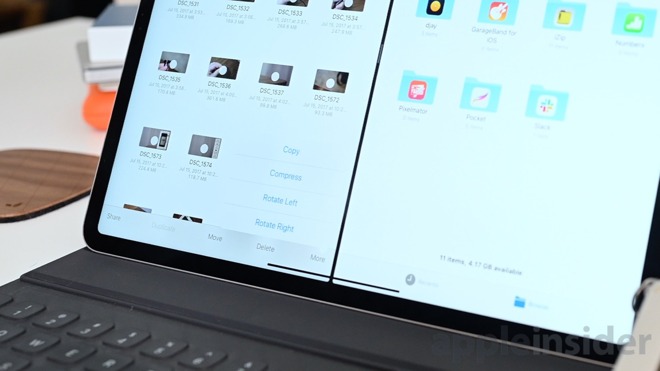 Compress and rotate files on iPadOS