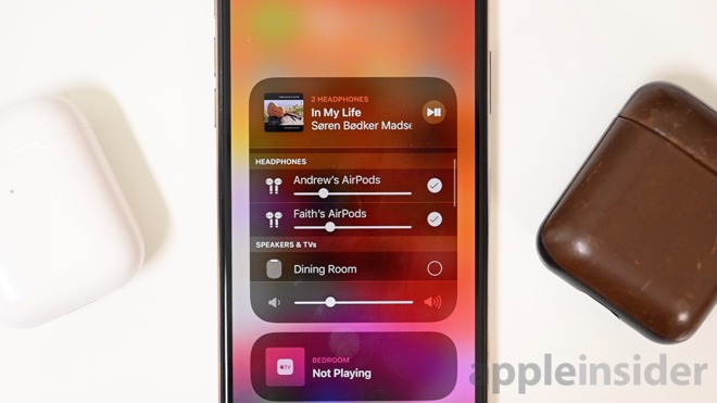 AirPods audio sharing in iOS 13