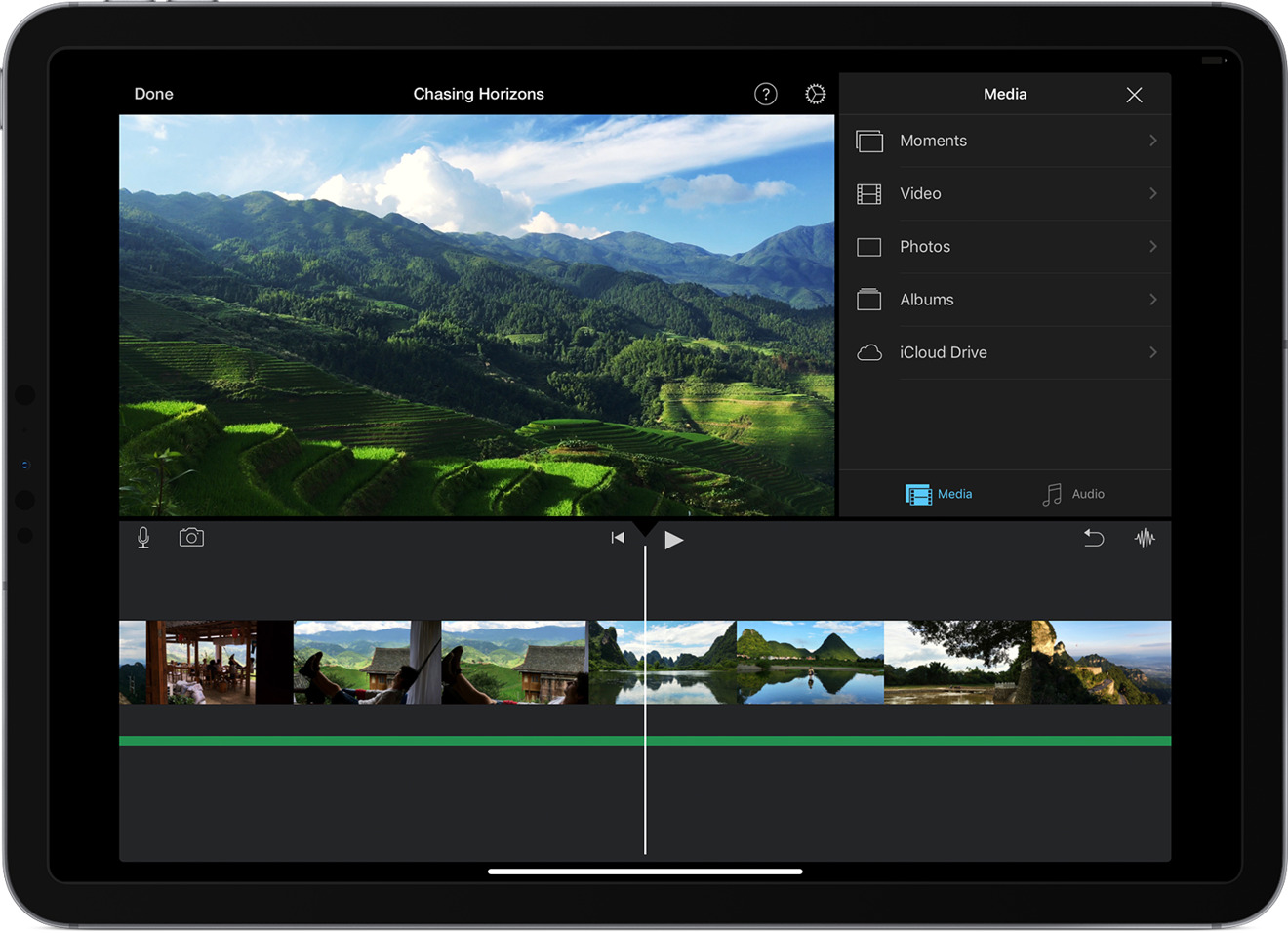 how to use green screen on imovie on iphone