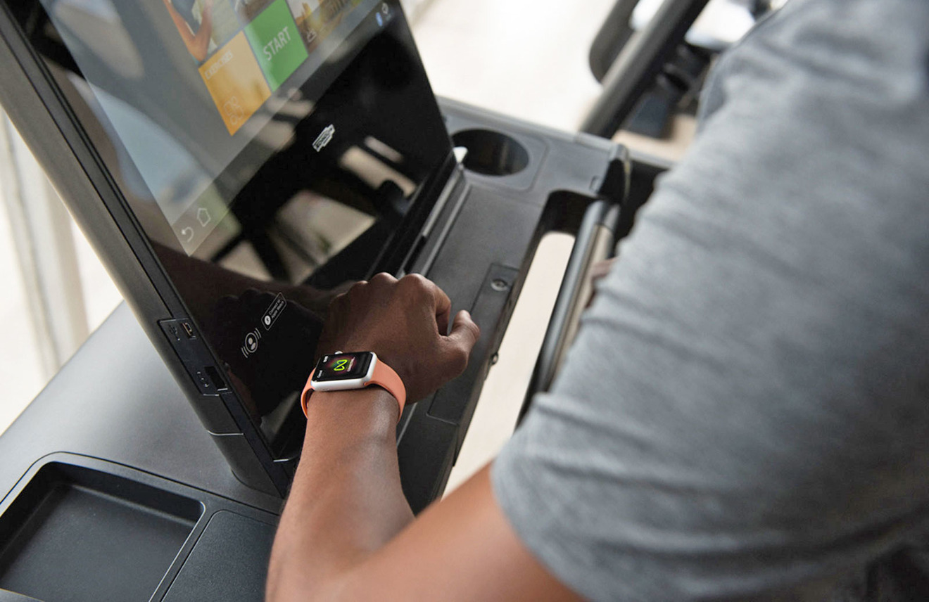 Connect apple watch to gym equipment new arrivals