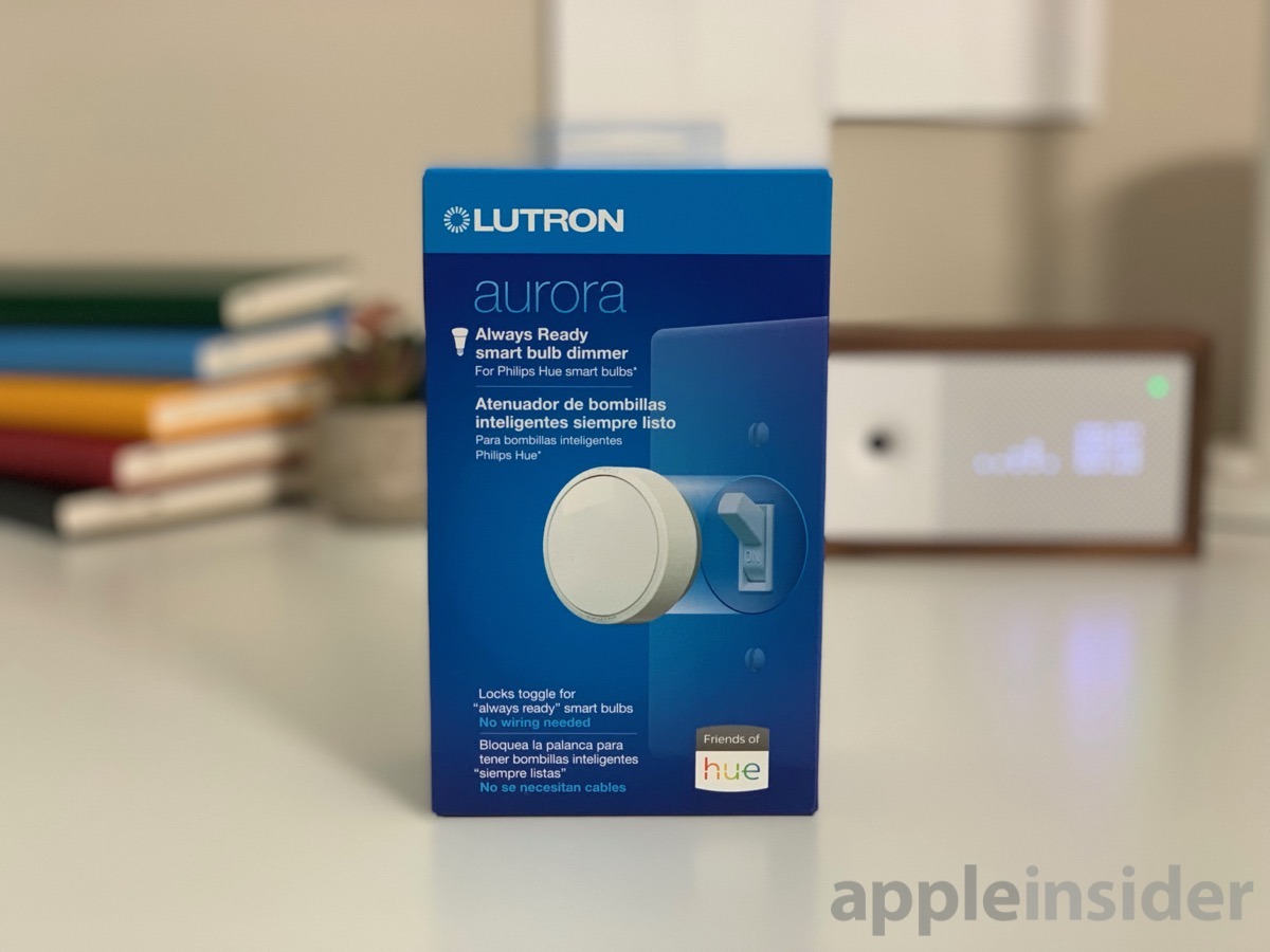 Lutron Aurora packaging