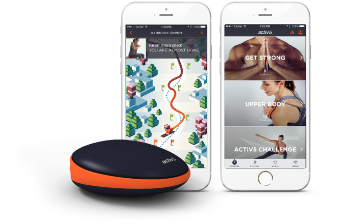 Activ5 fitness app and device