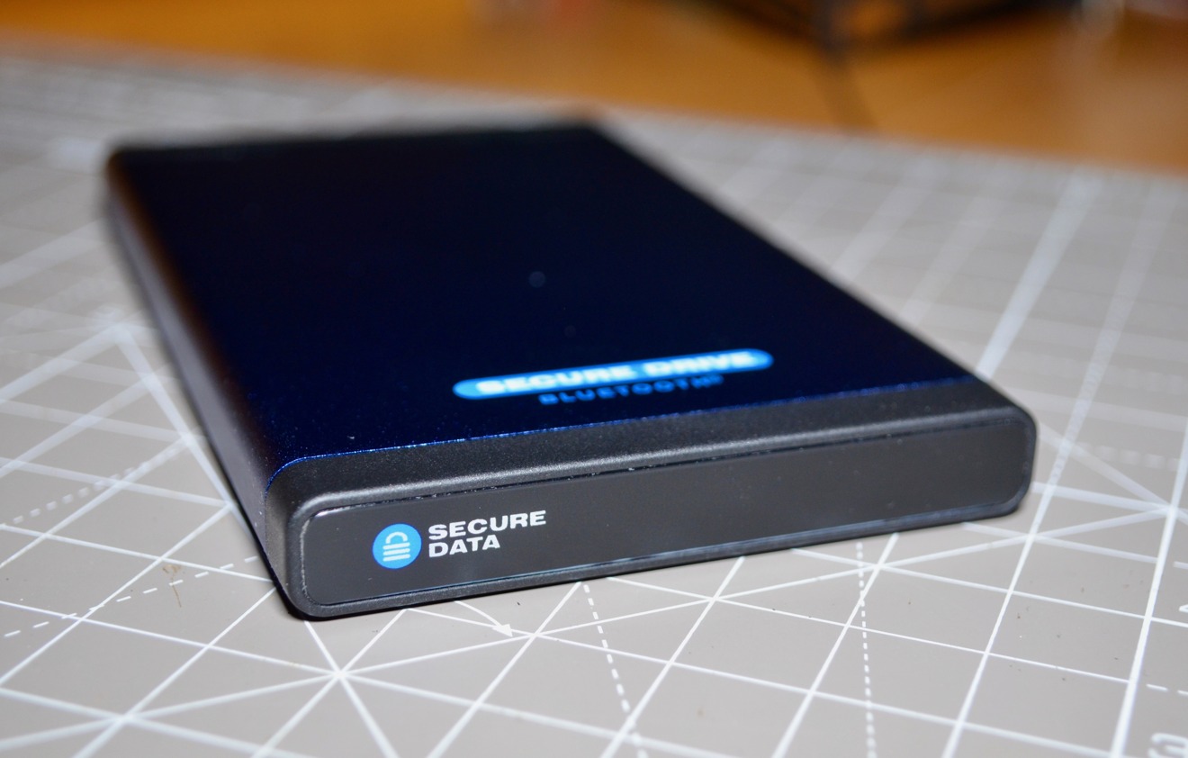 A few clues that there's something extra protective about this portable SSD. 
