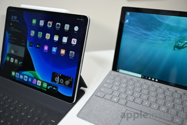 The iPad Pro is is a more integrated device while the Surface Pro 6 is the best Windows device