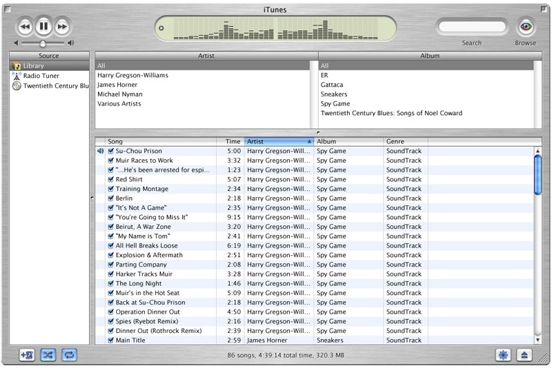 Not much updated from the one Steve Jobs unveiled, this is iTunes 2