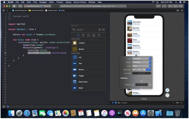 xcode catalina