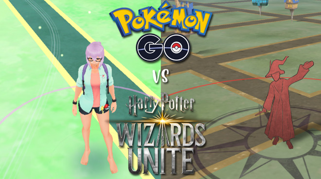 Pokemon Go vs Wizards Unite