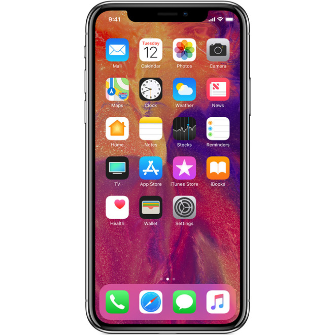 The iPhone X.