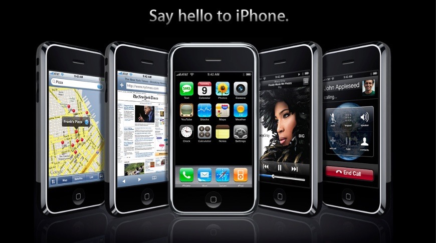 Steve Jobs iPhone 2007 Presentation (Full HD) on Make a GIF