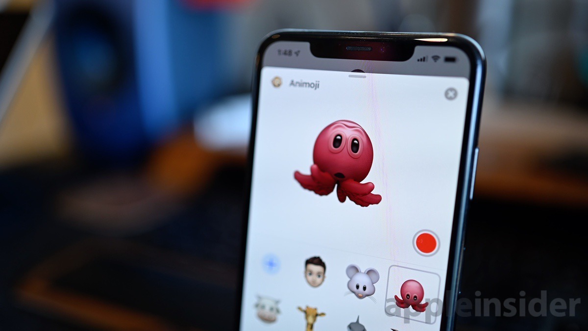 Octopus, Cow, and Mouse are the three new Animoji characters