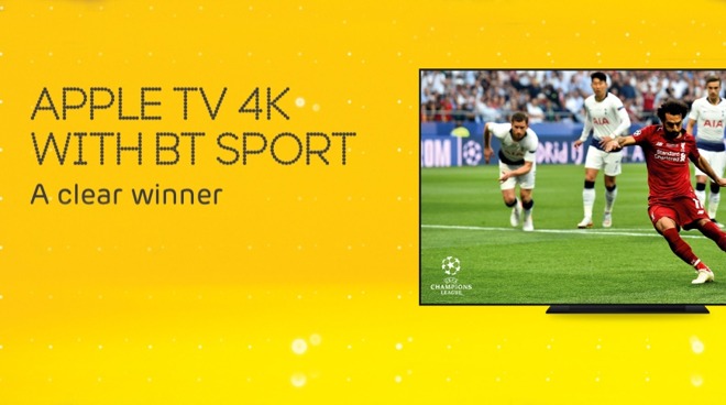 Detail from EE UK's promotional deal with Apple TV 4K and BT Sport