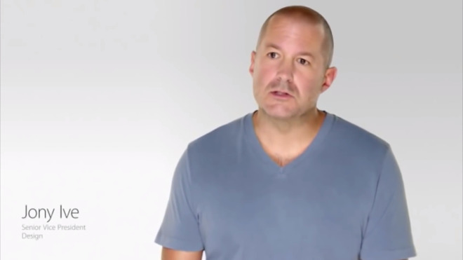 Jony Ive didn't present Apple products on stage but he regularly extolled them in the ads