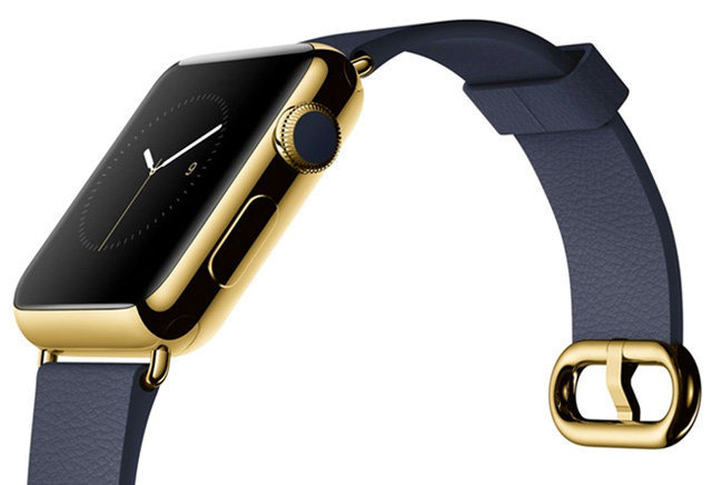 The original gold version of the Apple Watch