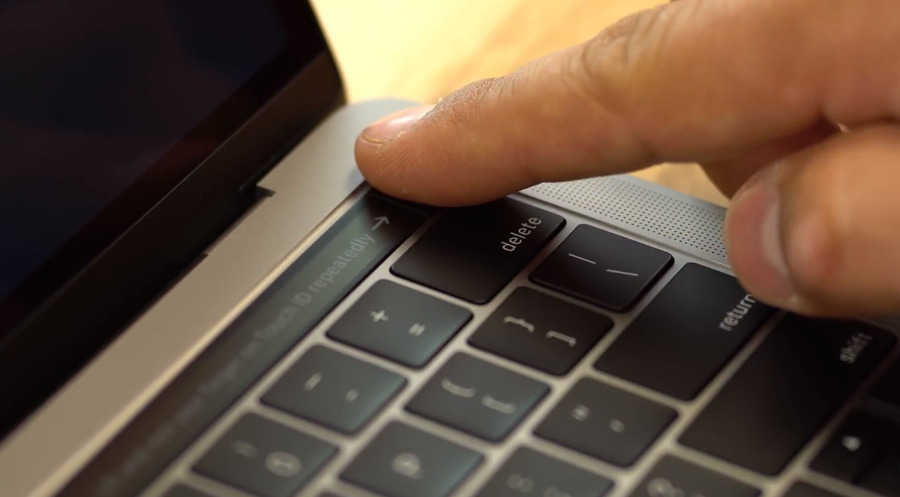 With the Touch Bar comes Touch ID