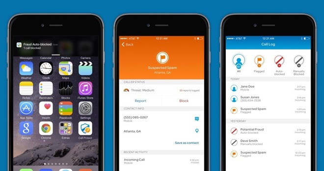 AT&T Call Protect on iPhone