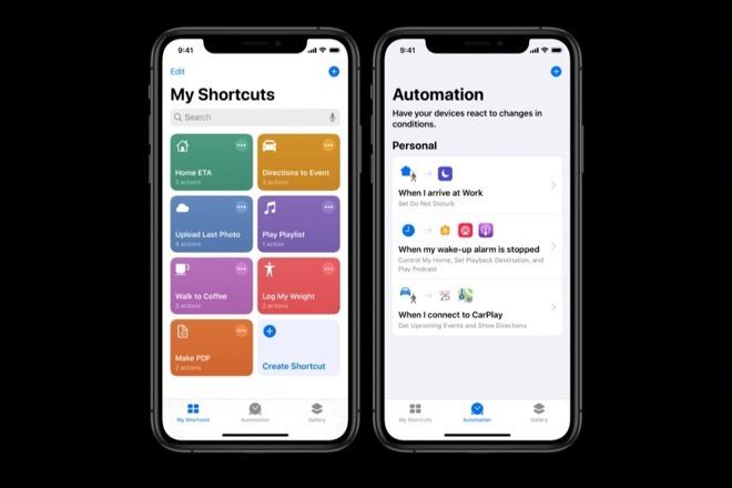 Siri Shortcuts, an automation tool that some apps tap to use Siri commands