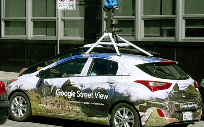 A more recent Street View car.